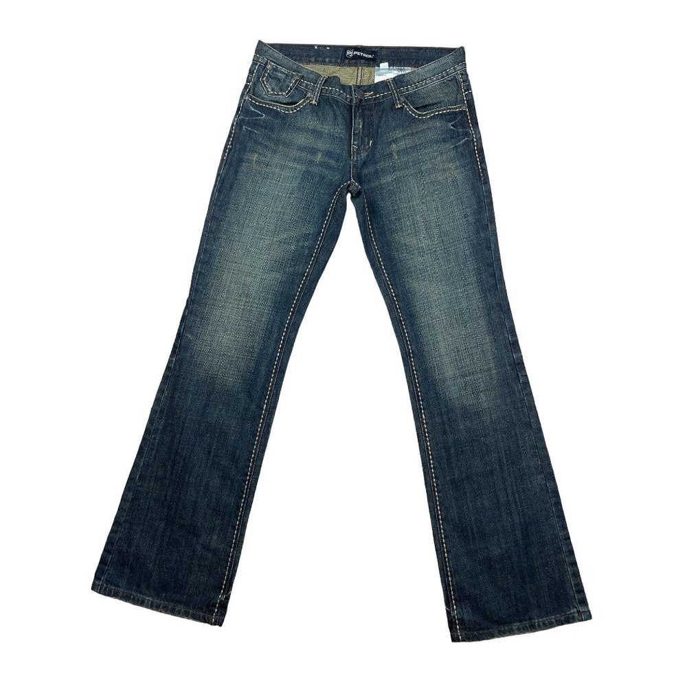 Women's Petrol Star Mid-rise Embellished Bootcut Jeans Size 6